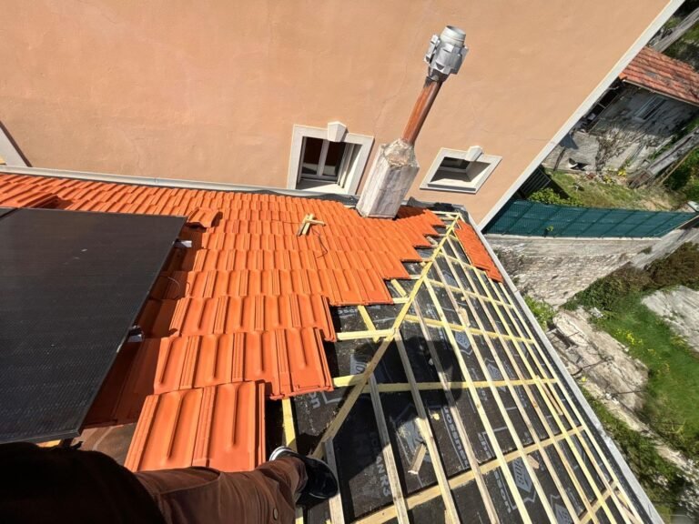 Réfection en tuiles